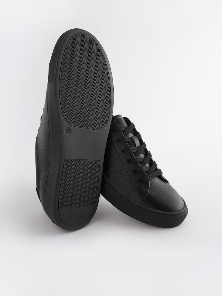 Black Minimal Trainers - Image 4 of 6