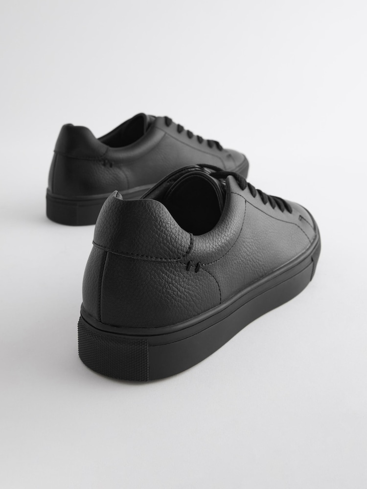 Black Minimal Trainers - Image 5 of 6