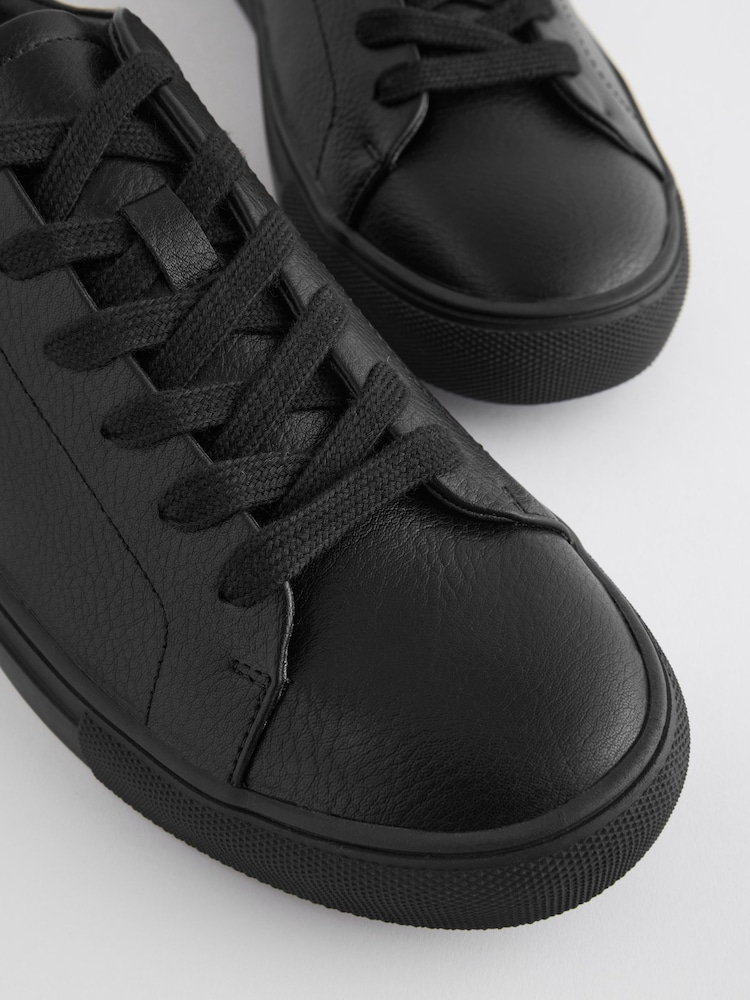Black Minimal Trainers - Image 6 of 6