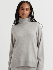 Chinti & Parker Wool/Cashmere Relaxed Roll Neck Jumper - Image 1 of 5