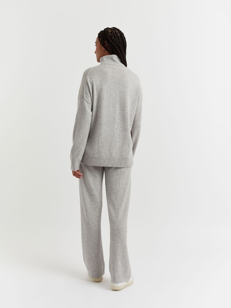 Chinti & Parker Wool/Cashmere Relaxed Roll Neck Jumper - Image 2 of 5