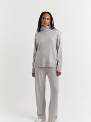 Chinti & Parker Wool/Cashmere Relaxed Roll Neck Jumper - Image 3 of 5