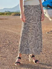 Pure Collection Bias Midi Seamed Black Skirt - Image 1 of 1