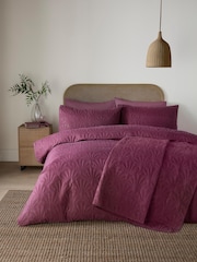 Serene Berry Cavali Quilted Duvet Cover Set - Image 2 of 4