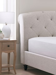 Wool Blend Natural Stone Hartford Upholstered Bed Frame - Image 5 of 7