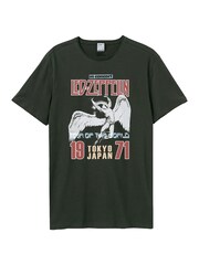 Amplified Grey Led Zeppelin Tokyo 71 100% Cotton T-Shirts - Image 4 of 4