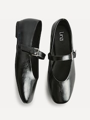 Svart - Linzi Nadira Mary Jane Style Flats - Bilde 5 av 6