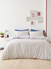 Fusion Blue Coffee Club Duvet Cover & Pillowcase Set - Image 4 of 5