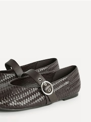 Linzi Brown Nova Wide Fit Mary Jane Style Flats - Image 5 of 5