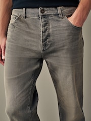 Siva - Raven kroj - Vintage Wash denim kavbojke - Slika 5 iz 11