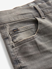 Siva - Raven kroj - Vintage Wash denim kavbojke - Slika 9 iz 11