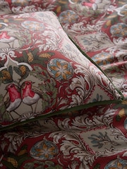 Laurence Llewelyn-Bowen Red Festive Robin Duvet Cover & Pillowcase Set - Image 3 of 5