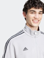 adidas Grey Tiro Track Top Coat Jacket - Image 4 of 6