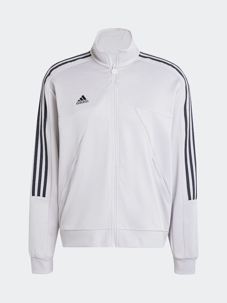 adidas Grey Tiro Track Top Coat Jacket - Image 6 of 6