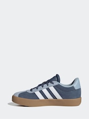 adidas Blue/Brown Junior Sportswear VL Court Trainers - Image 4 of 11
