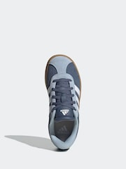 adidas Blue/Brown Junior Sportswear VL Court Trainers - Image 8 of 11