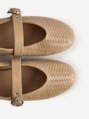 Linzi Nude Nova Wide Fit Mary Jane Style Flats - Image 5 of 5