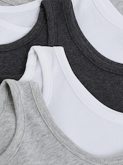 Grey/White Vests 5 Pack (1.5-16yrs) - Image 5 of 5