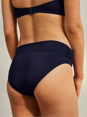 Boden Blue Classic Fold Bikini Bottoms - Image 3 of 6