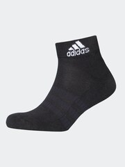 adidas Multi Adult Cushioned Ankle Socks 3 Pack - Image 2 of 3