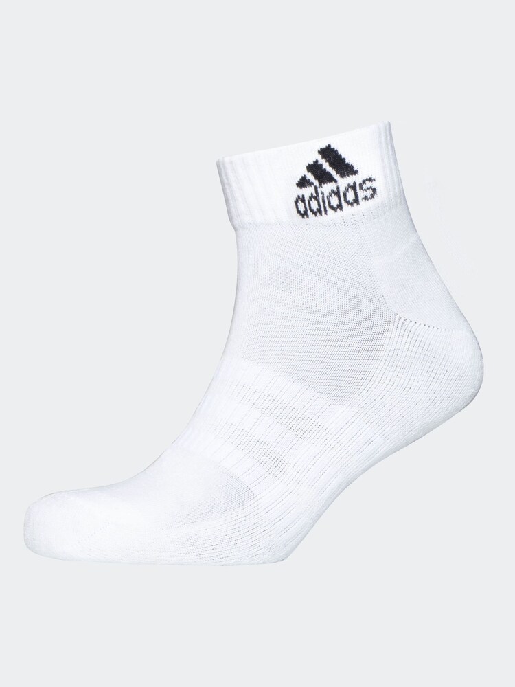 adidas Multi Adult Cushioned Ankle Socks 3 Pack - Image 3 of 3