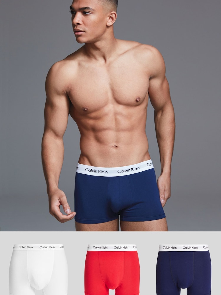 Calvin Klein Multi Low Rise Boxers 3 Pack - Image 1 of 5