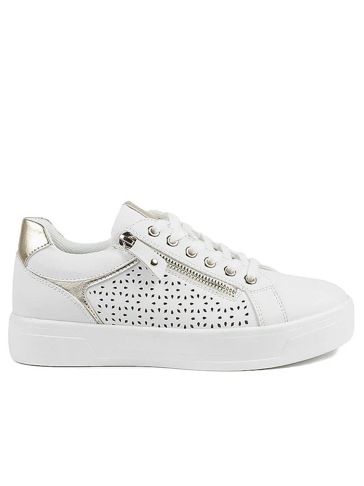 Pavers Casual Platform Trainers with Side Zip - 圖片 1/5