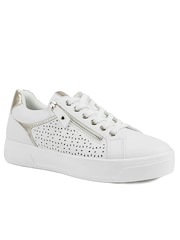 Pavers Casual Platform Trainers with Side Zip - 圖片 2/5