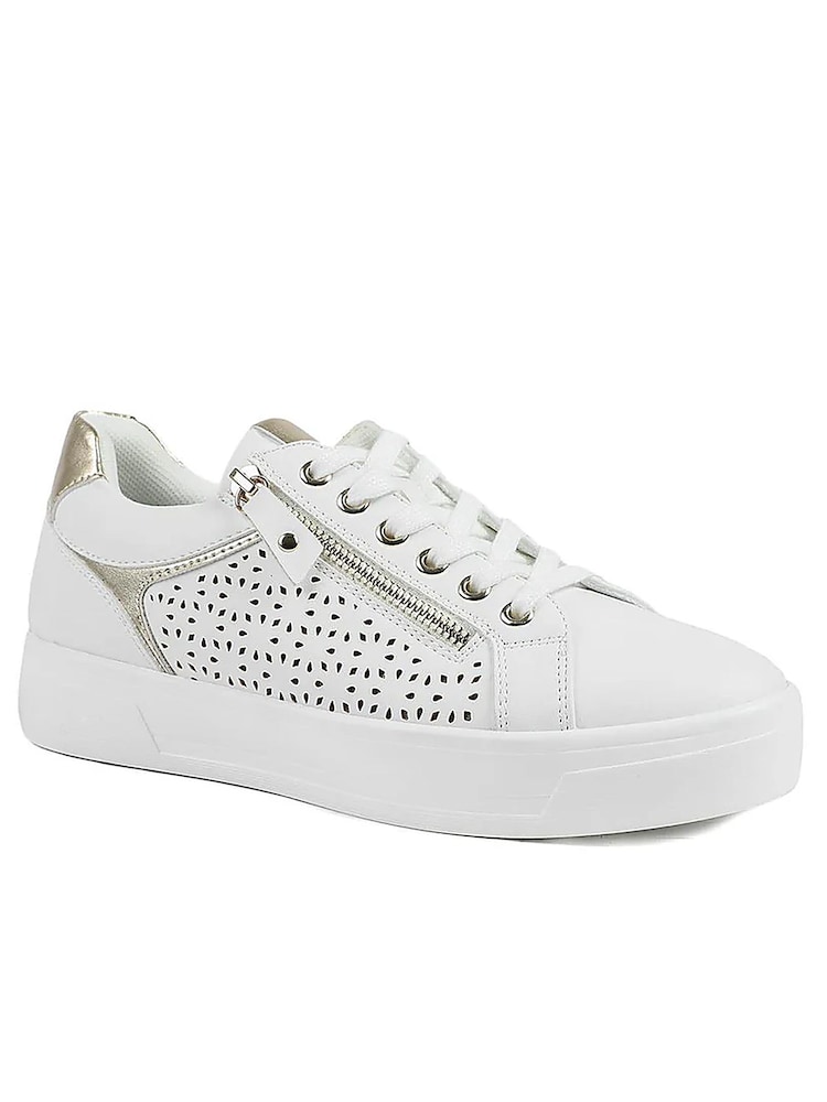 Pavers Casual Platform Trainers with Side Zip - 圖片 2/5