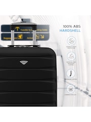 Flight Knight 55x40x20cm Ryanair Priority 4 Wheel ABS Hard Case Cabin Carry On Hand Luggage - Image 4 of 7