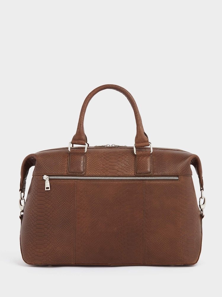 OSPREY LONDON The Nevada Leather Weekender Bag - Image 2 of 4