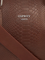 OSPREY LONDON The Nevada Leather Weekender Bag - Image 3 of 4