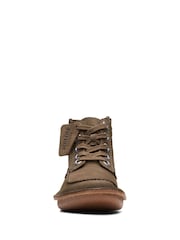 Clarks Green Nub Funny Cedar Boots - Image 5 of 7