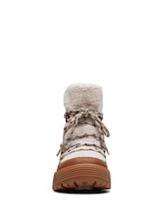 Clarks Cream Wlinedcomb Hike Up Boots - Image 6 of 7
