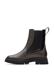 Clarks Brown Leather Stayso Rise Boots - Image 2 of 7
