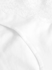 White/Black/Grey High Leg Lace Knickers 4 Pack - Image 16 of 17