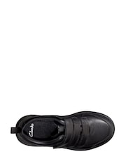 Clarks Black Scape Sky Youth Shoes - Image 3 of 7