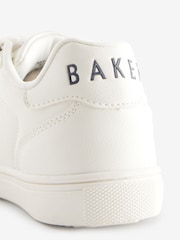 Blanc/Bleu - Baskets à ruban de marque Baker by Ted Baker garçon - Image 6 de 6
