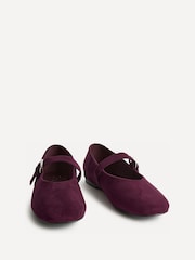 Rød - Linzi Nadira Mary Jane Style Flats - Bilde 3 av 5