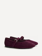 Rød - Linzi Nadira Mary Jane Style Flats - Bilde 5 av 5
