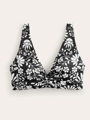 Boden Black Twisted Classic Bikini Top - Image 5 of 6