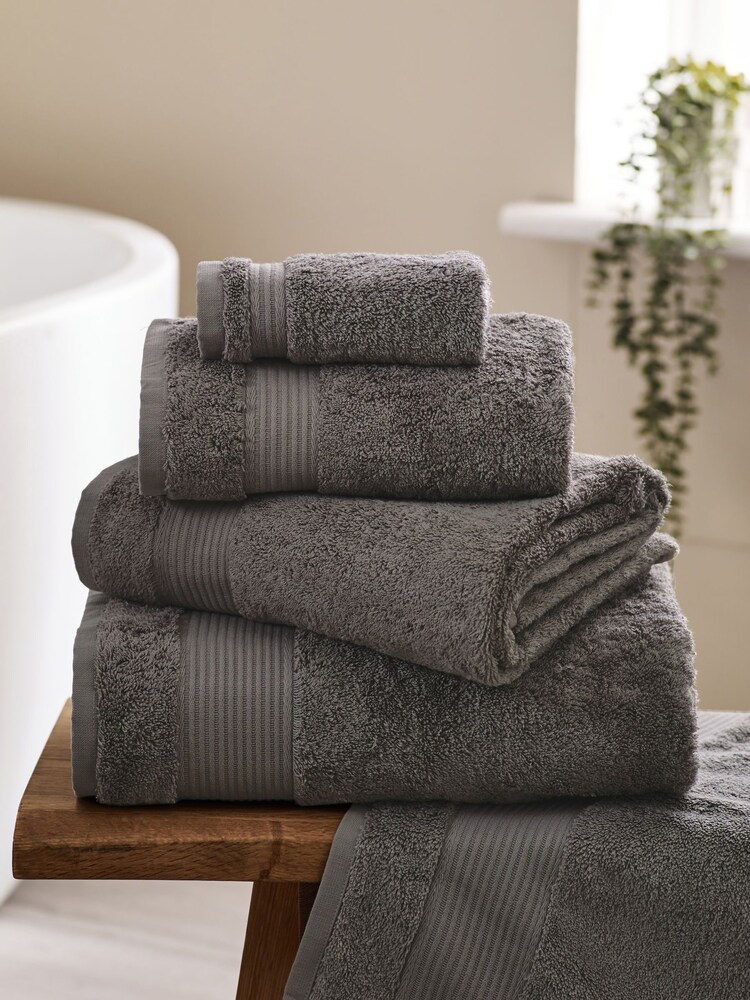 Mole Grey Egyptian Cotton Towel - Image 1 of 1
