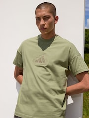 adidas Green All SZN 100% Cotton T-Shirt - Image 2 of 8