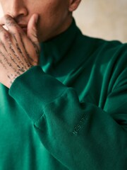 أخضر - adidas All SZN 1/4Z Sweatshirt - صورة 4 من 5