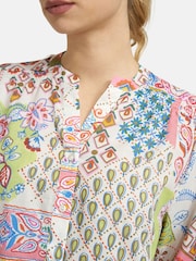 Smith & Soul Cream Boho Long Sleeve Lightweight Shirt - Image 5 of 6