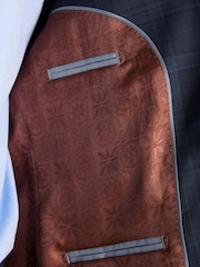 Blue Signature TG Di Fabio Italian Wool Suit Jacket - Image 4 of 12