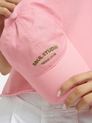 Smith & Soul Pink Studio Tennis Club Embroidered Baseball Hat - Image 4 of 5