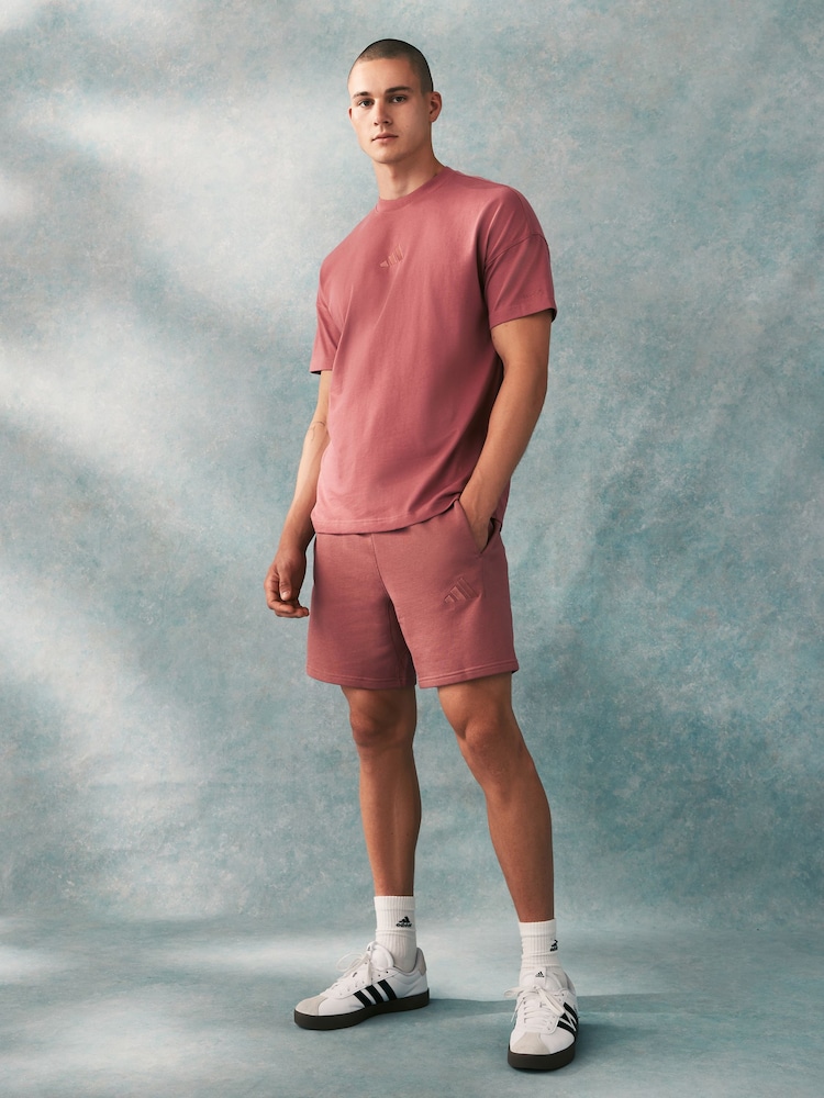 adidas Red 100% Cotton All SZN Shorts - Image 1 of 5