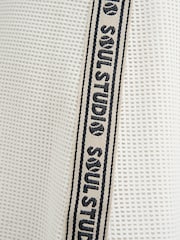 Smith & Soul White Stretch Jersey Mesh Midi Skirt - Image 4 of 7