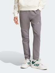 adidas Grey All Season French Terry Regular Tapered 100% Cotton Joggers - Image 1 of 7